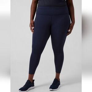 Athleta Accelerate 7/8 Tights XL Navy